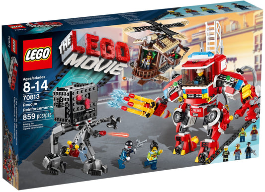 LEGO 70813 Rescue Reinforcements: Fire Mech & Helicopter vs. Micro Manager - Auzzistore