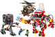 LEGO 70813 Rescue Reinforcements: Fire Mech & Helicopter vs. Micro Manager – view 2