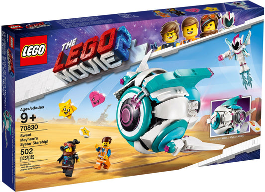 LEGO 70830 Sweet Mayhem's Systar Starship! Building Toy