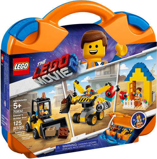 LEGO 70832 Emmet's 3-in-1 Builder Box! Digger, House & Mech - Auzzistore