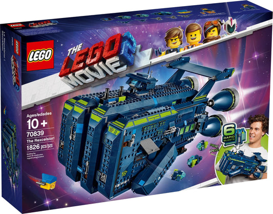 LEGO 70839 Rexcelsior! Spaceship Toy with Rex Dangervest - Auzzistore