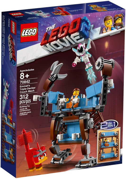 LEGO 70842 Emmet's Triple-Decker Couch Mech Building Toy