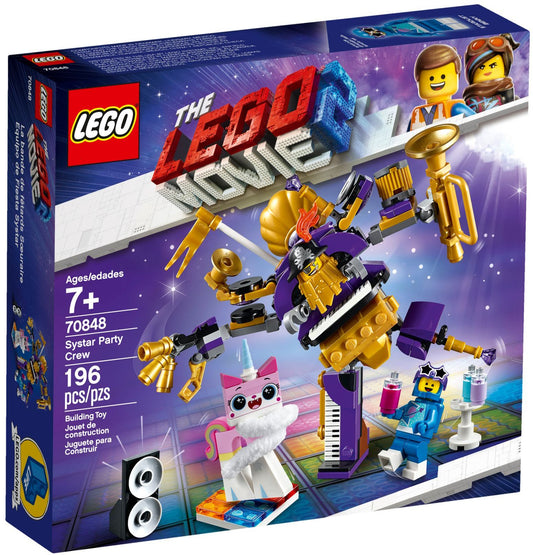 LEGO 70848 Systar Party Crew: MetalBeard Mech & Disco Kitty - Auzzistore