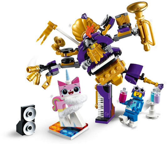 LEGO 70848 Systar Party Crew: MetalBeard Mech & Disco Kitty – view 2 - Auzzistore