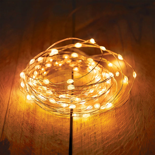 Lytworx Bead Wire Lights - 100 Pack - Battery Operated - Warm White – view 2 - Auzzistore