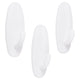 Scotch Permanent Medium Oval Hook - 3 Pack - Plastic - 2kg Capacity