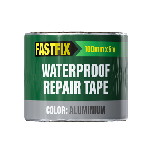Fastfix Aluminium Waterproof Repair Tape - 100mm x 5m - UV Resistant, Durable - Auzzistore