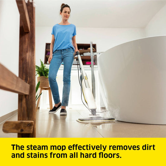Karcher SC2 Upright Steam Cleaner - 168mm x 1185mm x 314mm - White - Non-Stop Steam – view 2