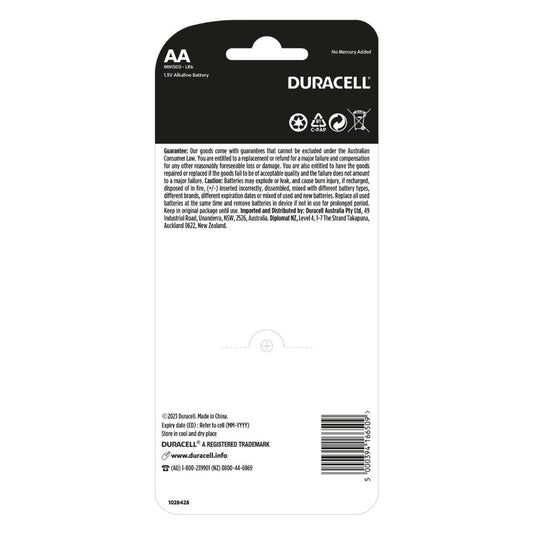 Duracell Everyday Alkaline AA Battery 20 Pack - Long-Lasting Power - Copper & Black – view 2 - Auzzistore
