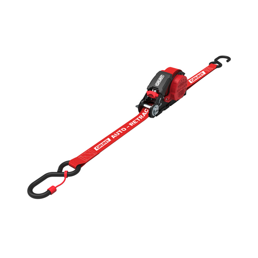 Grunt Auto Retracta Tie Down - 35mm x 5m - 350kg Capacity - Safety Mechanism