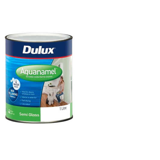 Dulux Extra Bright Semi Gloss Enamel Paint 1L Water Based Durable