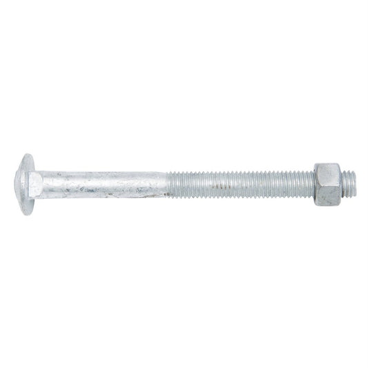 Zenith Hot Dip Galvanised Cup Head Bolts Nuts M12 x 140mm 12 Pack – view 2 - Auzzistore