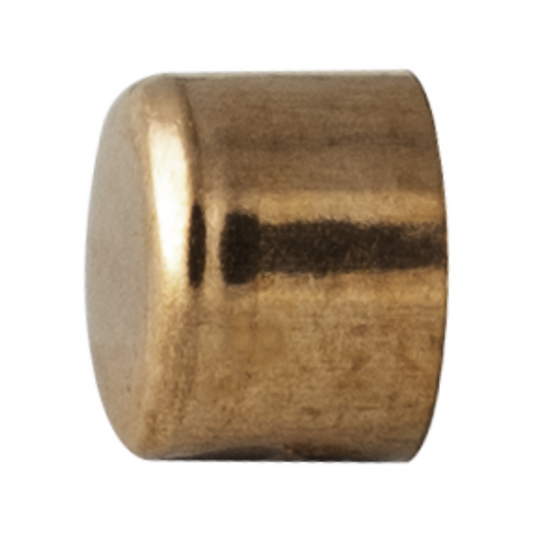 Brasshards Copper Capillary End Cap - 15mm - Copper - WaterMark Approved - Auzzistore
