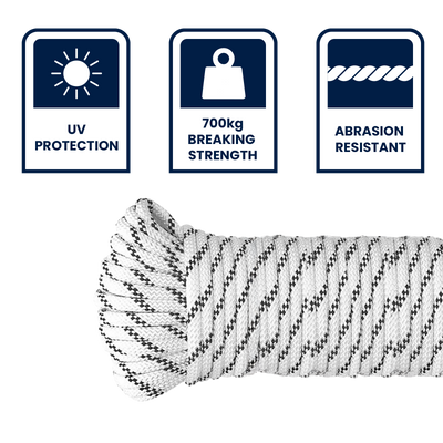 Grunt High Strength Rope 6mm x 30m Polyester Durable Heavy-Duty