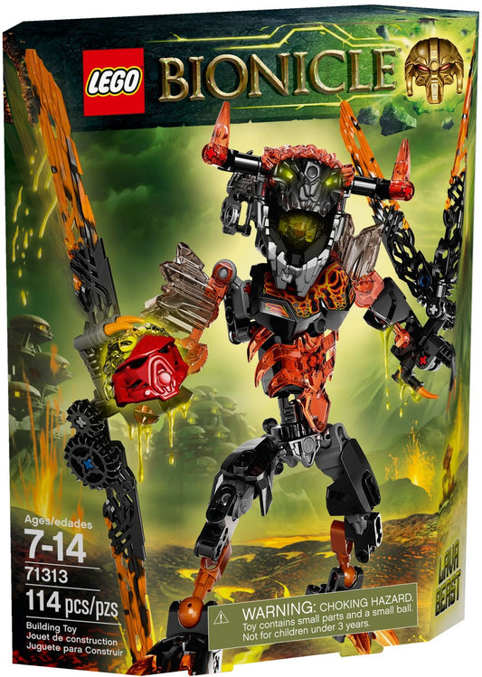LEGO 71313 Lava Beast - BIONICLE Umarak's Fire Monster - Auzzistore