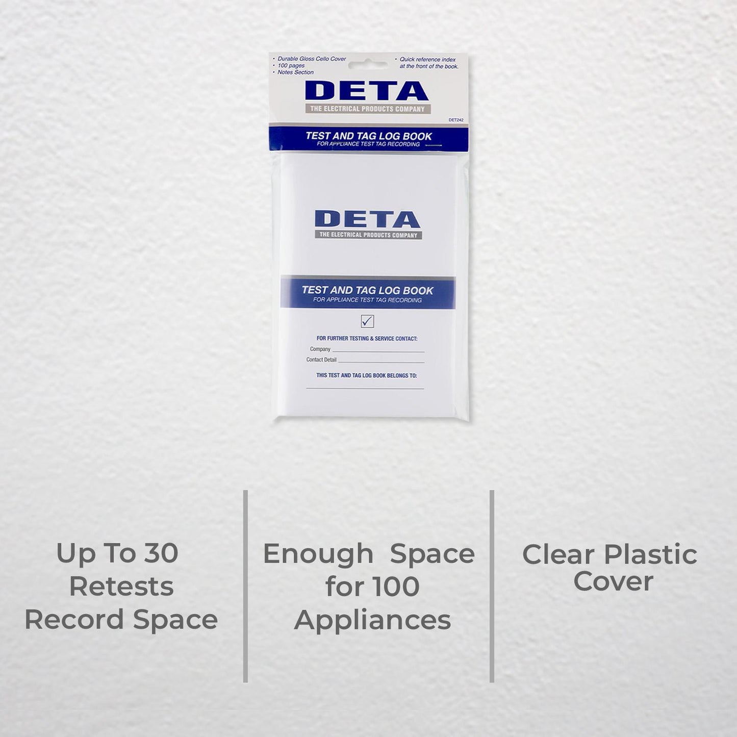Deta Test And Tag Appliance Log Book