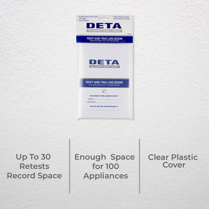 Deta Test And Tag Appliance Log Book