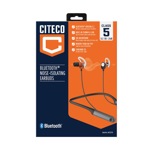 Citeco Bluetooth Noise Isolating Earbuds - 26dB Noise Isolation - ENC Microphone - IPX4 Sweat Resistant – view 2