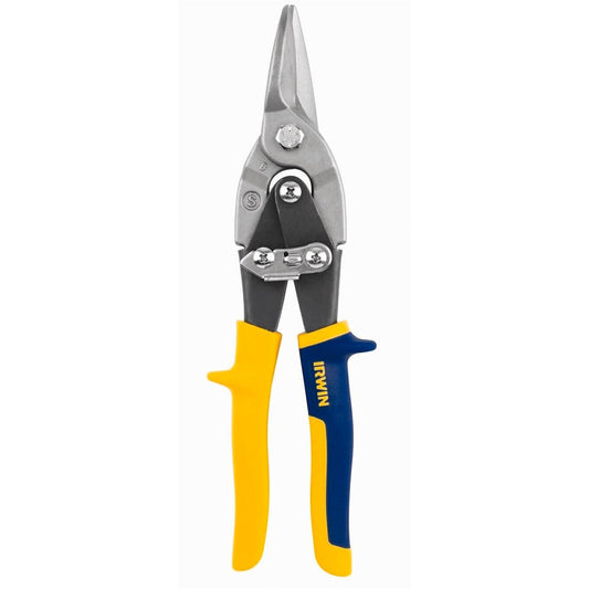 Irwin Aviation Snips - 292mm - Chrome Molybdenum Steel - Serrated Blade - Auzzistore