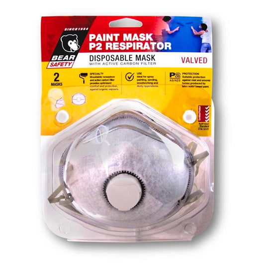 Bear Disposable Mask - 2 Pack - Active Carbon - Anti-Fogging - Auzzistore