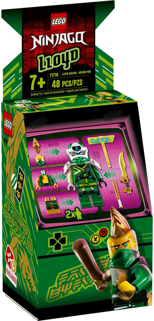 LEGO 71716 Lloyd Avatar - Arcade Pod & Minifigures - Auzzistore