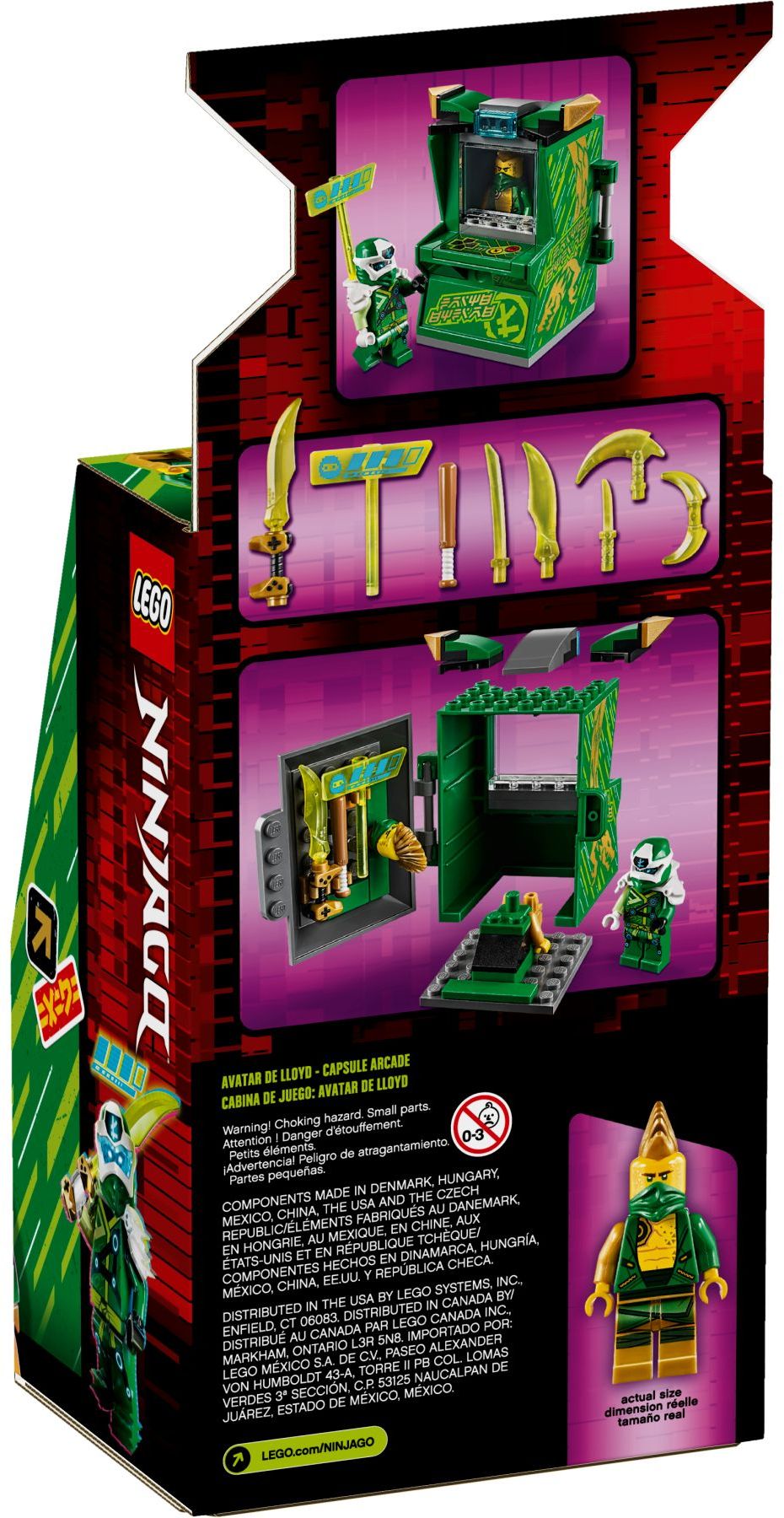LEGO 71716 Lloyd Avatar - Arcade Pod & Minifigures