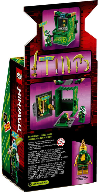 LEGO 71716 Lloyd Avatar - Arcade Pod & Minifigures
