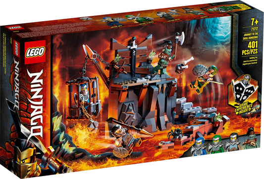 LEGO 71717 NINJAGO Skull Dungeons Board Game & Playset - Auzzistore