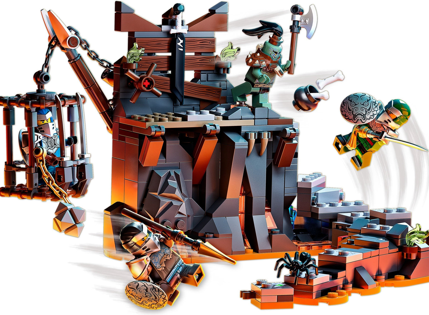 LEGO 71717 NINJAGO Skull Dungeons Board Game & Playset