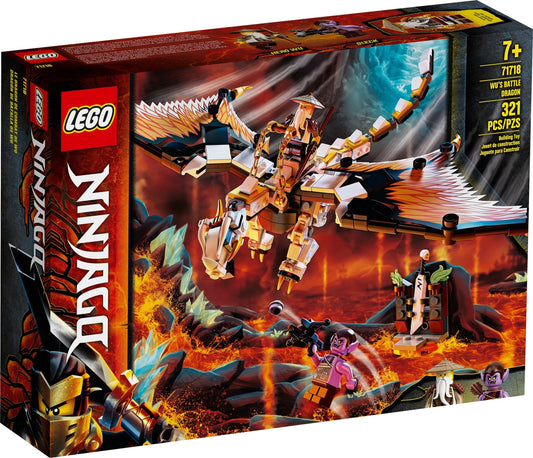 LEGO 71718 Wu's Battle Dragon: NINJAGO Dragon Toy with Minifigures - Auzzistore