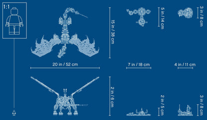 LEGO 71721 Skull Sorcerer's Dragon: NINJAGO Dragon & Board Game