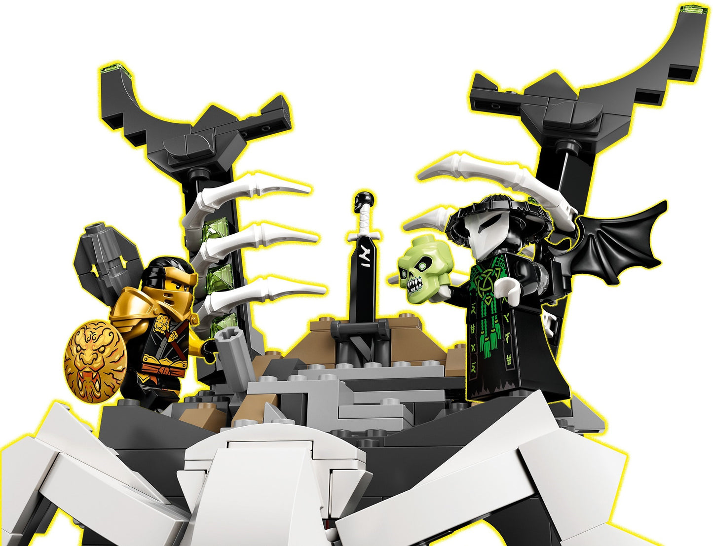 LEGO NINJAGO 71722 Skull Sorcerer’s Dungeons 2in1 Building Set- Auzzi Store