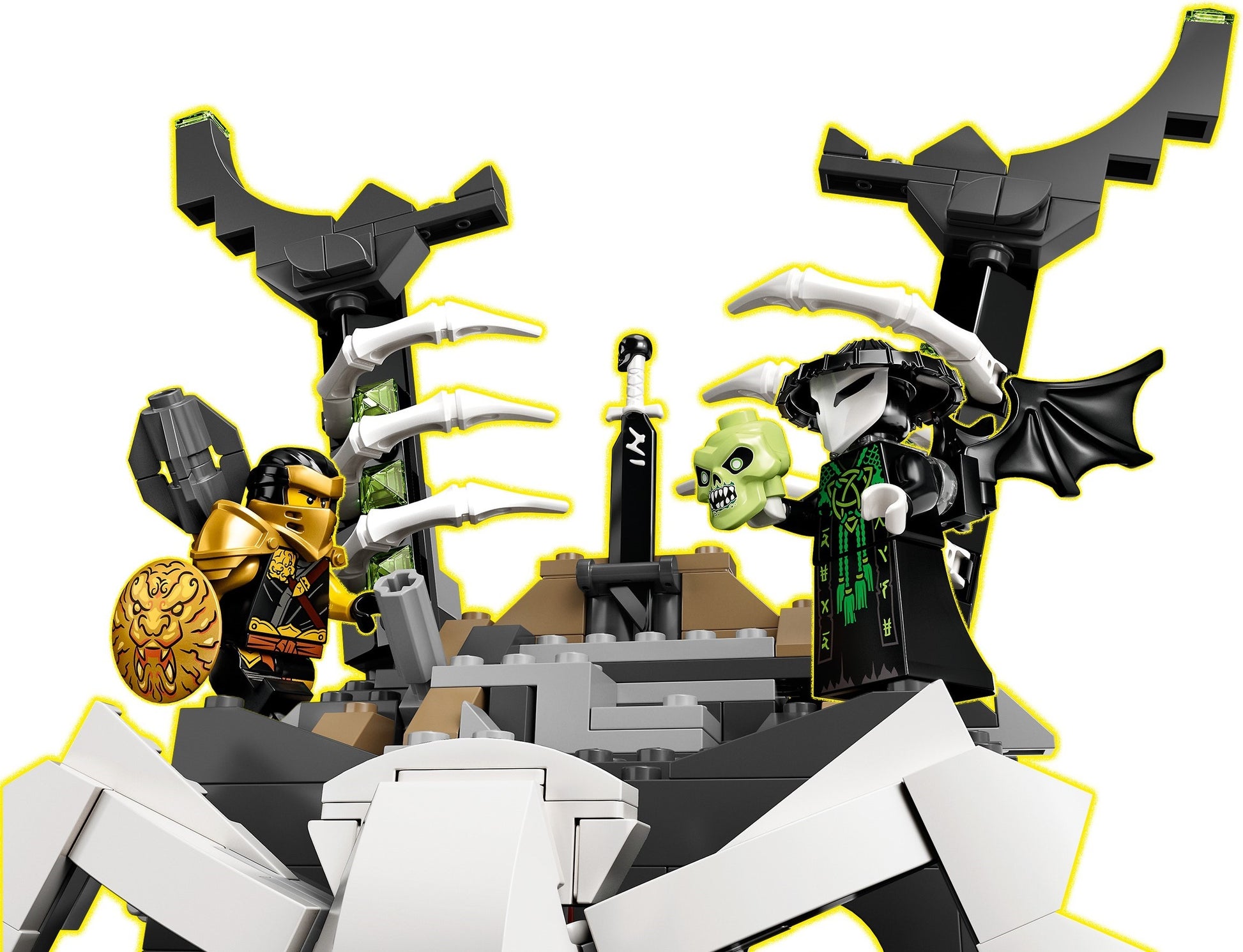 LEGO NINJAGO 71722 Skull Sorcerer’s Dungeons 2in1 Building Set- Auzzi Store