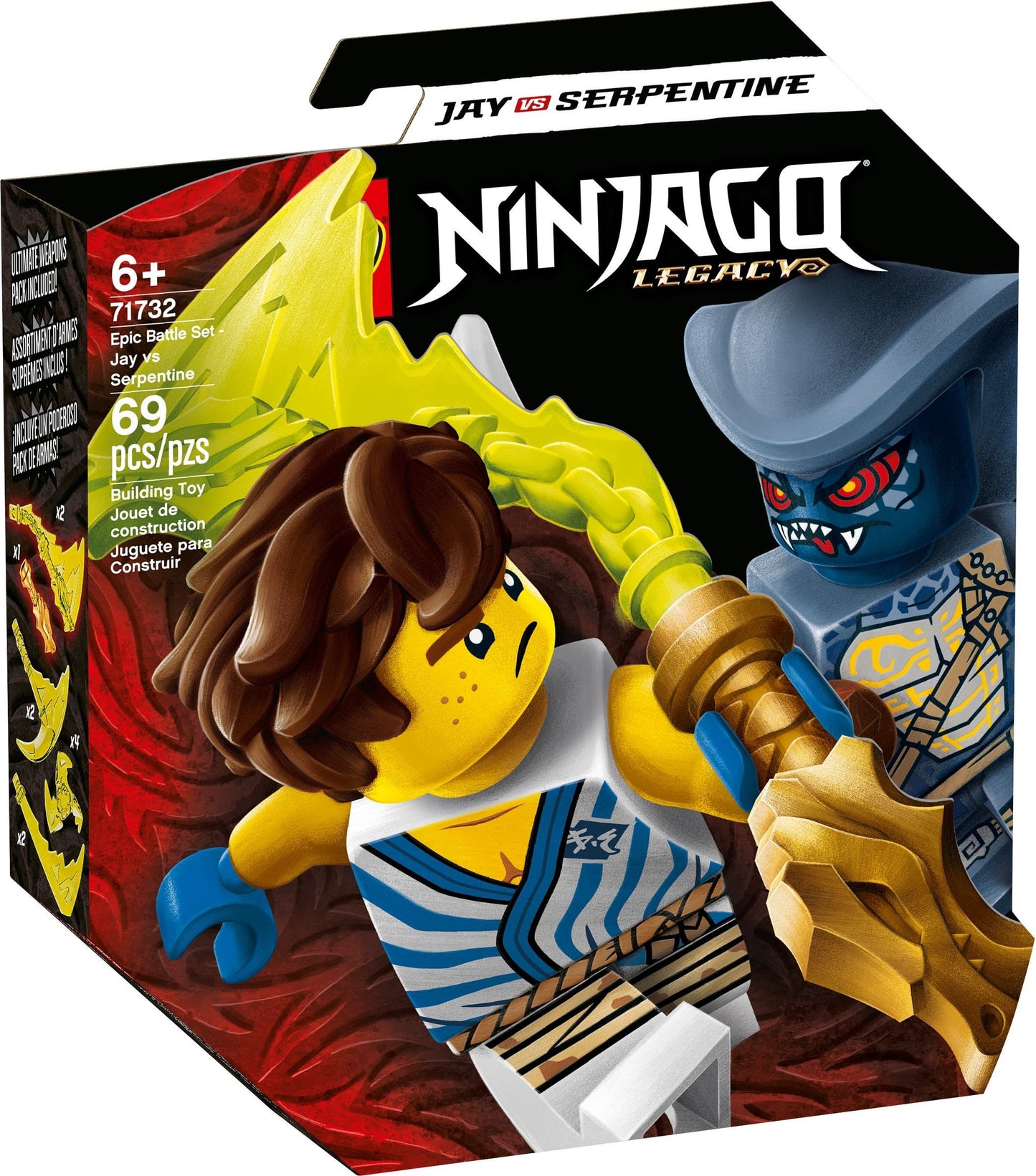 LEGO 71732 Epic Battle Set: Jay vs. Serpentine