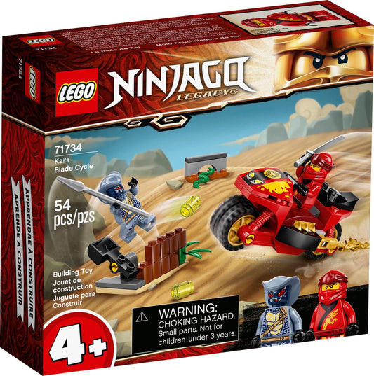 LEGO 71734 Kai's Blade Cycle Motorcycle Ninja Toy 4+