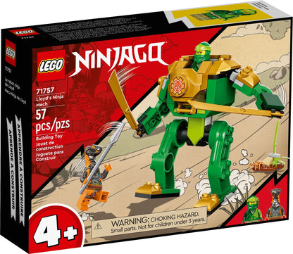 LEGO 71757 Lloyd's Ninja Mech - Buildable Action Toy for Kids 4+