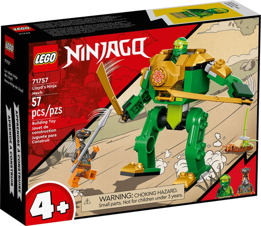 LEGO 71757 Lloyd's Ninja Mech - Buildable Action Toy for Kids 4+