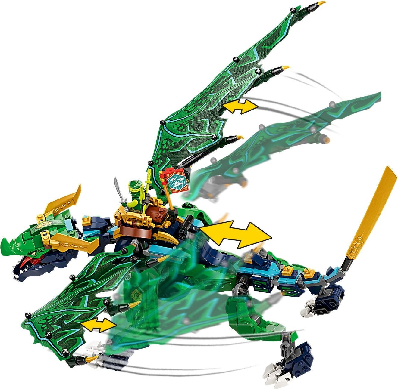 LEGO 71766 Ninjago Lloyd’s Legendary Dragon - Lloyd- Auzzi Store