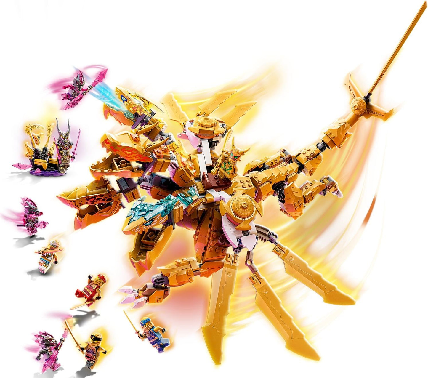 LEGO 71774 Lloyd's Golden Ultra Dragon NINJAGO Set