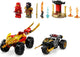LEGO 71789 Kai and Ras’s Car and Bike Battle – NINJAGO Action Set – view 3