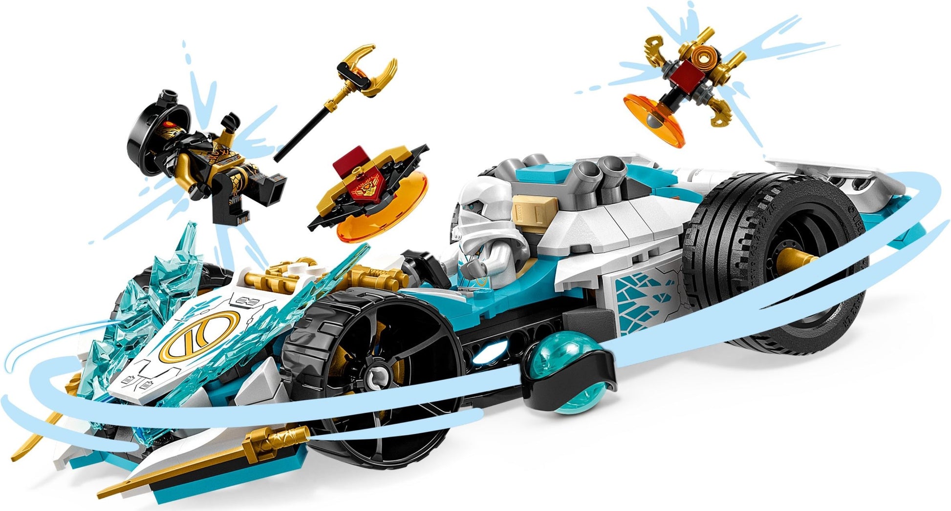 LEGO Ninjago Series 71791 Zane's Dragon Power Spinjitzu Race Car - Zane- Auzzi Store