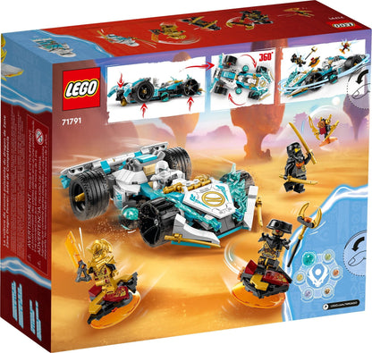 LEGO Ninjago Series 71791 Zane's Dragon Power Spinjitzu Race Car - Zane- Auzzi Store