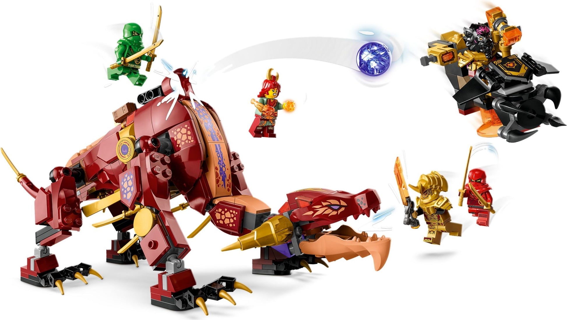 LEGO Ninjago Series 71793 Heatwave Transforming Lava Dragon - Heatwave- Auzzi Store
