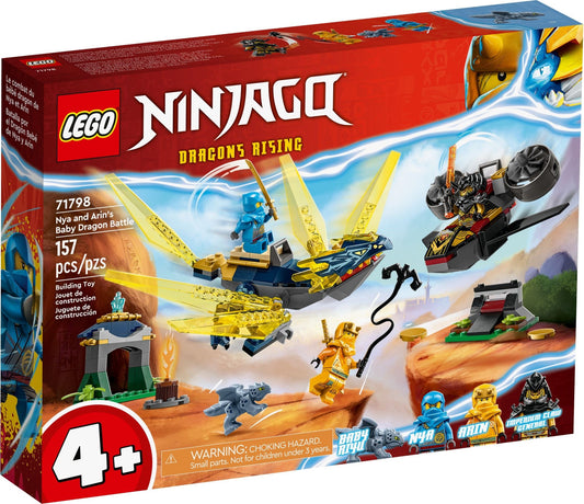 LEGO Ninjago 71798 Nya & Arin’s Baby Dragon Battle - Auzzistore