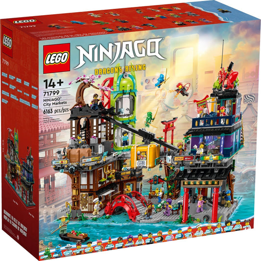 LEGO 71799 NINJAGO City Markets – Expansive Ninja-Themed Playset - Auzzistore