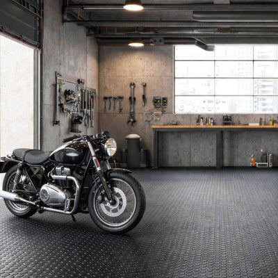 Matpro Rubber Matting - 1x2m - Black - 3mm Thick - Anti-Slip Surface