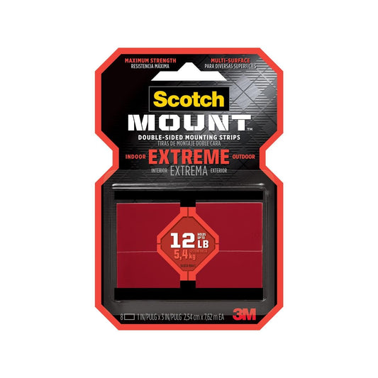 Scotch Mount Extreme Double-Sided Mounting Strips 54x76cm Strong Hold