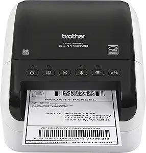 BROTHER QL-1110NWB, Network, Wireless & Bluetooth Extra Wide High Speed label Printer / Up To 102mm