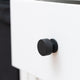 Taskmaster 32 Knurled Cabinet Knobs 4 Pack - 5mm - Matte Black - Modern Design