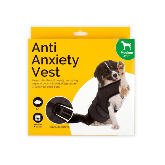Dats Medium Dog Anti Anxiety Vest - 34cm - Machine Washable - Comfortable Fit - Auzzistore